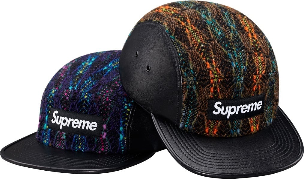 Diamond Tweed Camp Cap